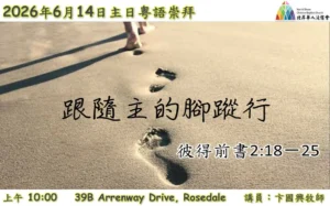 證道：跟隨主的腳蹤行